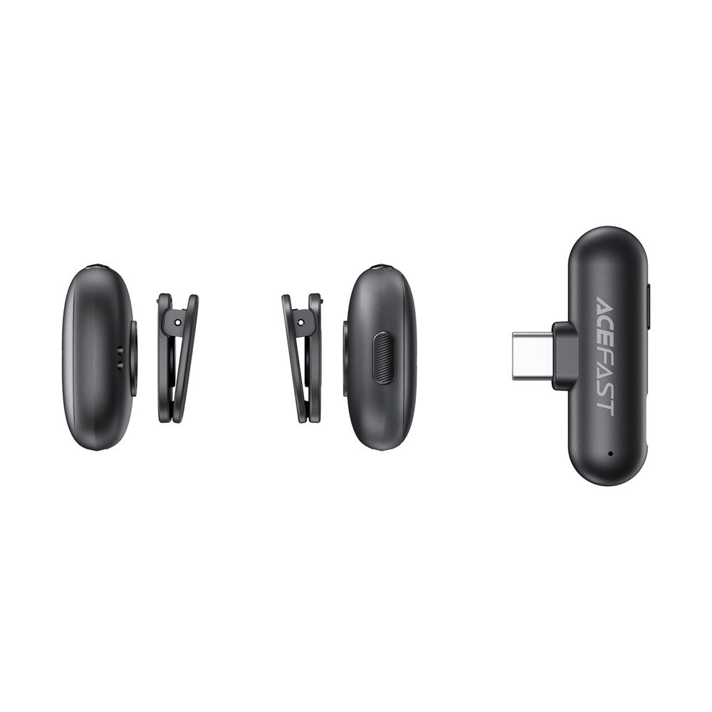 ACEFAST Wireless Lavalier Mic 360° Omnidirectional AI Noise Cancelling - S&N Gadgets