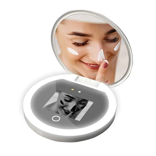 Smart Makeup Mirror Built-in UV Camera for Sunscreen Test - S&N Gadgets
