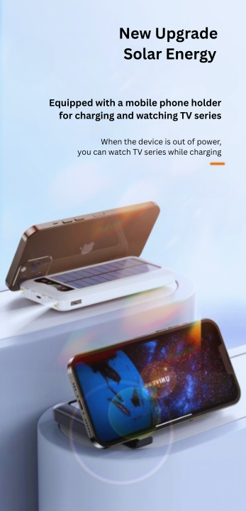 4-in-1 Solar Power Bank 10000mAh - S&N Gadgets