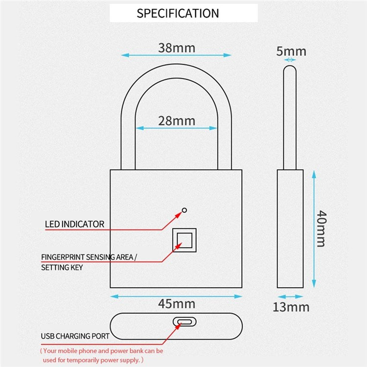 Smart Fingerprint Lock - S&N Gadgets