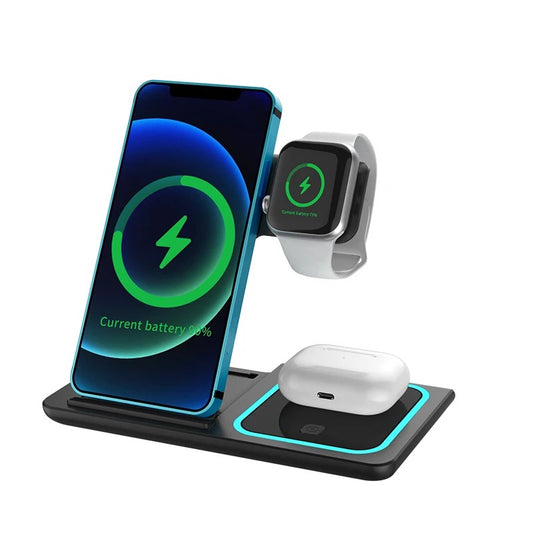 3-in-1 Wireless Power Station - S&N Gadgets