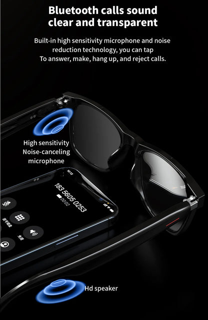 Smart Sunglasses with Replaceable Lens - S&N Gadgets